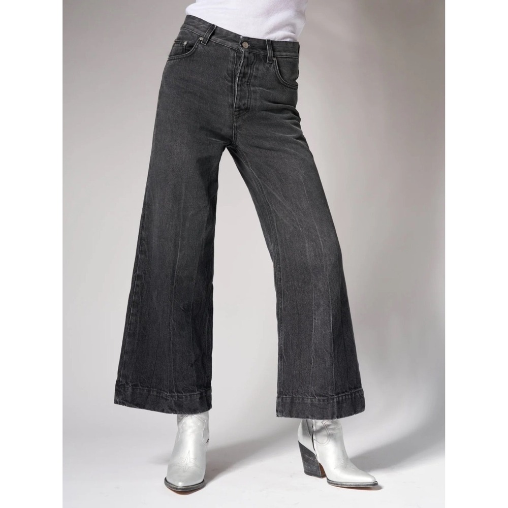 Alessandro Vasini "1978" Black Denim Jeans – Made in Italy – Distressed SZ‎ 30